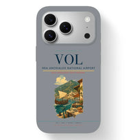 Thumbnail for Volos Airport (VOL) design on gray iPhone 17 Pro MagSafe case