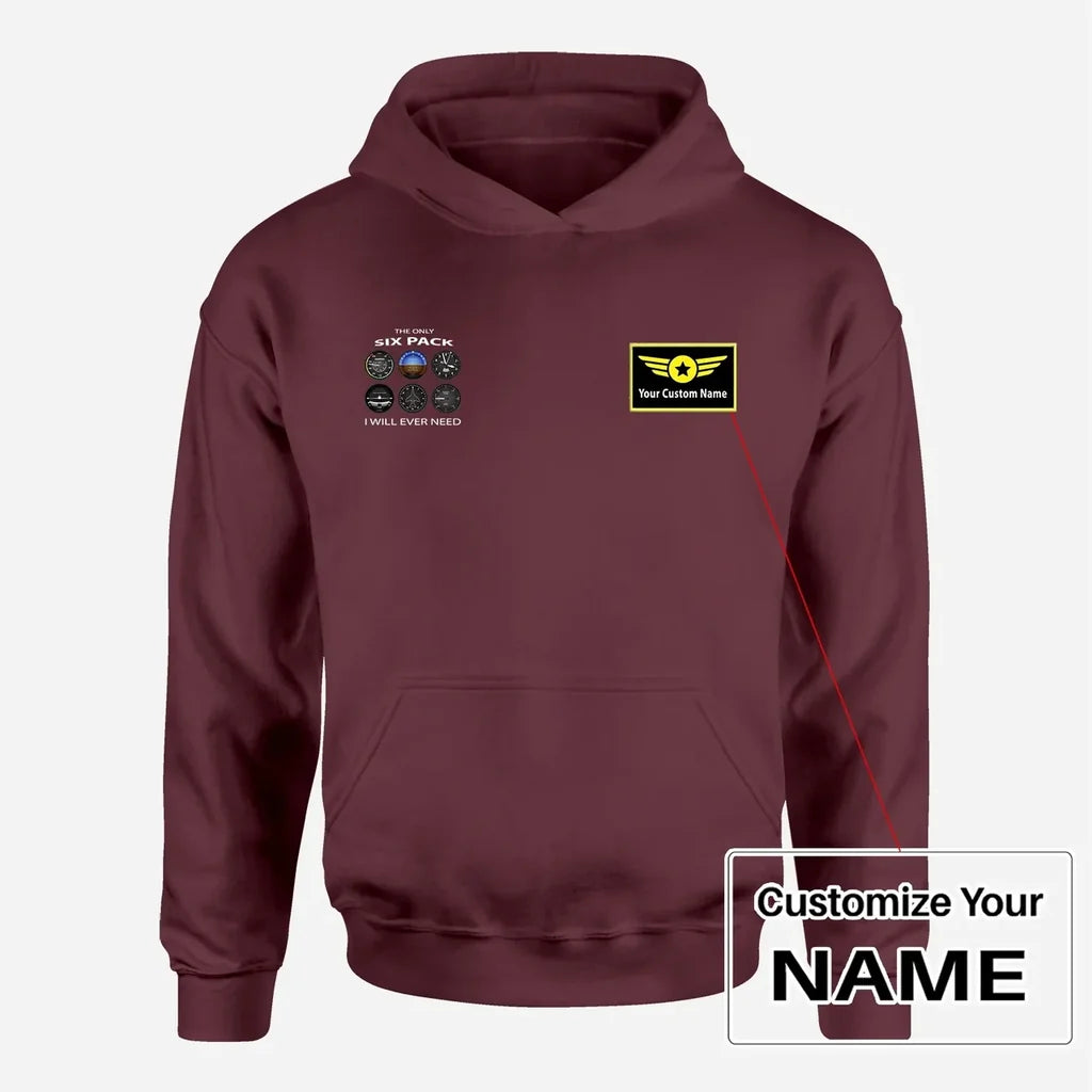 Customisable Only Six Pack I Will Hoodie - view 7