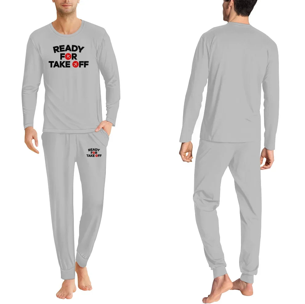 Ready For Takeoff men pajamas - Light Gray