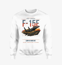 Thumbnail for F-15E Strike Eagle design on white sweatshirt
