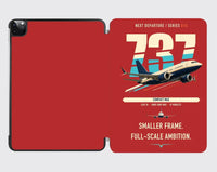 Thumbnail for Boeing 737 MAX 7 design on red ipad tablet case