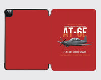 Thumbnail for AT-6E Wolverine Light Attack design on red ipad tablet case