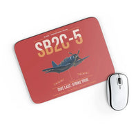 Thumbnail for SB2C-5 Helldiver design on red rectangle mouse pad