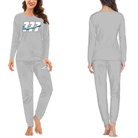 Thumbnail for Super Boeing 777 women pajamas - Light Gray