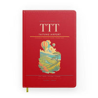 Thumbnail for Taitung Airport (TTT) design on red notebook