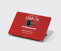 Thumbnail for CFM LEAP-1A design on red MacBook case