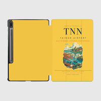 Thumbnail for Tainan Airport (TNN) design on yellow samsung tablet tablet case
