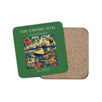 Thumbnail for The Empire Mail - Designed Coasters design on green 1-piece