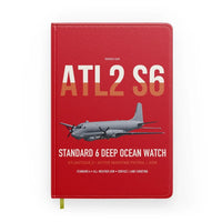 Thumbnail for Atlantique 2 Standard 6 design on red notebook