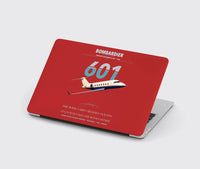 Thumbnail for Bombardier Challenger 601 design on red MacBook case