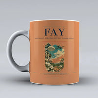 Thumbnail for Fayetteville Regional Airport (Grannis Field) (FAY) airport code design on orange ceramic mug