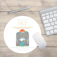 Thumbnail for Skopje International Airport SKP Mouse-Pad Round - White