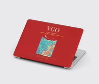Thumbnail for Vigo Airport (VGO) design on red MacBook case