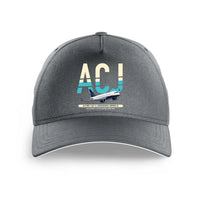 Thumbnail for Airbus ACJ319neo design on gray printed hat