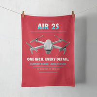 Thumbnail for DJI Air 2S design on red towel