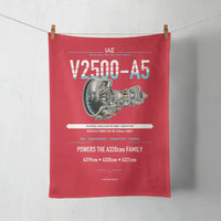 Thumbnail for V2500-A5 design on red towel