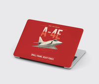 Thumbnail for A-4E Skyhawk design on red MacBook case