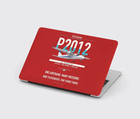 Thumbnail for Tecnam P2012 Traveller design on red MacBook case