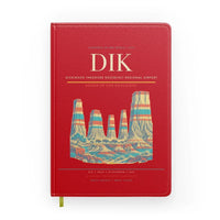 Thumbnail for Dickinson Theodore Roosevelt Regional Airport (DIK) design on red notebook