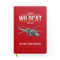 Thumbnail for Leonardo AW159 Wildcat HMA2 design on red notebook