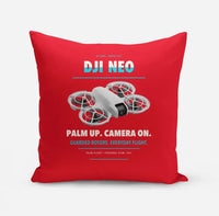 Thumbnail for DJI Neo design on red pillow