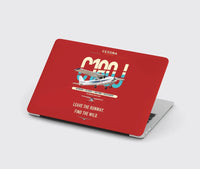 Thumbnail for Cessna 180J Skywagon design on red MacBook case