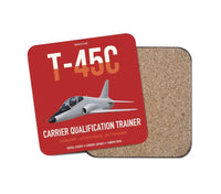 Thumbnail for T-45C Goshawk design on red 1 piece coaster