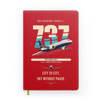 Thumbnail for Boeing 737 MAX 8 design on red notebook