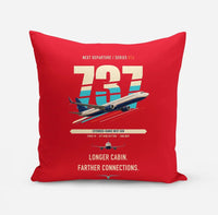 Thumbnail for Boeing 737-900ER design on red pillow