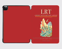 Thumbnail for Lorient South Brittany Airport (LRT) design on red ipad tablet case