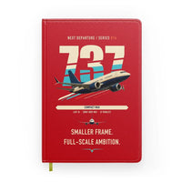 Thumbnail for Boeing 737 MAX 7 design on red notebook