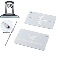 Thumbnail for Xiamen Airlines Aluminum Luggage tag in silver