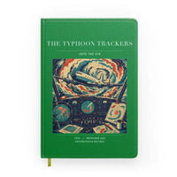 Thumbnail for VINTAGE G4091 - The Typhoon Trackers - Designed Notebooks design on green