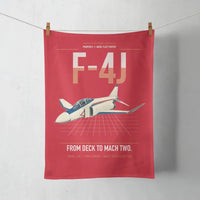 Thumbnail for F-4J Phantom II design on red towel