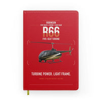 Thumbnail for Robinson R66 design on red notebook