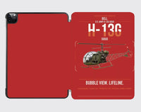 Thumbnail for Bell H-13G Sioux design on red ipad tablet case