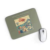 Thumbnail for VINTAGE G4476 - The Seawall Promenade Pass - Designed Mouse Pads design on greenarmy rectangle