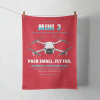 Thumbnail for DJI Mini 3 design on red towel