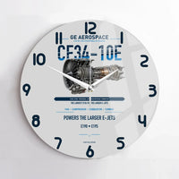 Thumbnail for CF34-10E design on light gray no frame wall clock