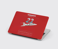 Thumbnail for Bombardier Learjet 23 design on red MacBook case