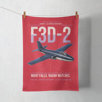 Thumbnail for F3D-2 Skyknight design on red towel