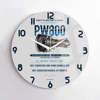 Thumbnail for PW800 design on light gray no frame wall clock