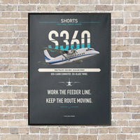 Thumbnail for Shorts 360-300 vertical canvas print - framed - gray background