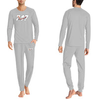 Thumbnail for Super Boeing 747 Intercontinental men pajamas - Light Gray
