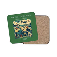 Thumbnail for The Old Timers' Bench - Designed Coasters design on green 1-piece