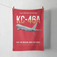 Thumbnail for KC-46A PEGASUS design on red towel