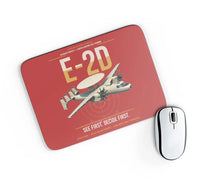 Thumbnail for E-2D Advanced Hawkeye design on red rectangle mouse pad