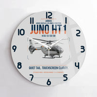 Thumbnail for Airbus H135 Juno HT1 design on light gray no frame wall clock