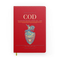 Thumbnail for Yellowstone Regional Airport (COD) design on red notebook