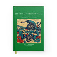 Thumbnail for VINTAGE G4452 - The Mechanic's Lunch Whistle - Designed Notebooks design on green